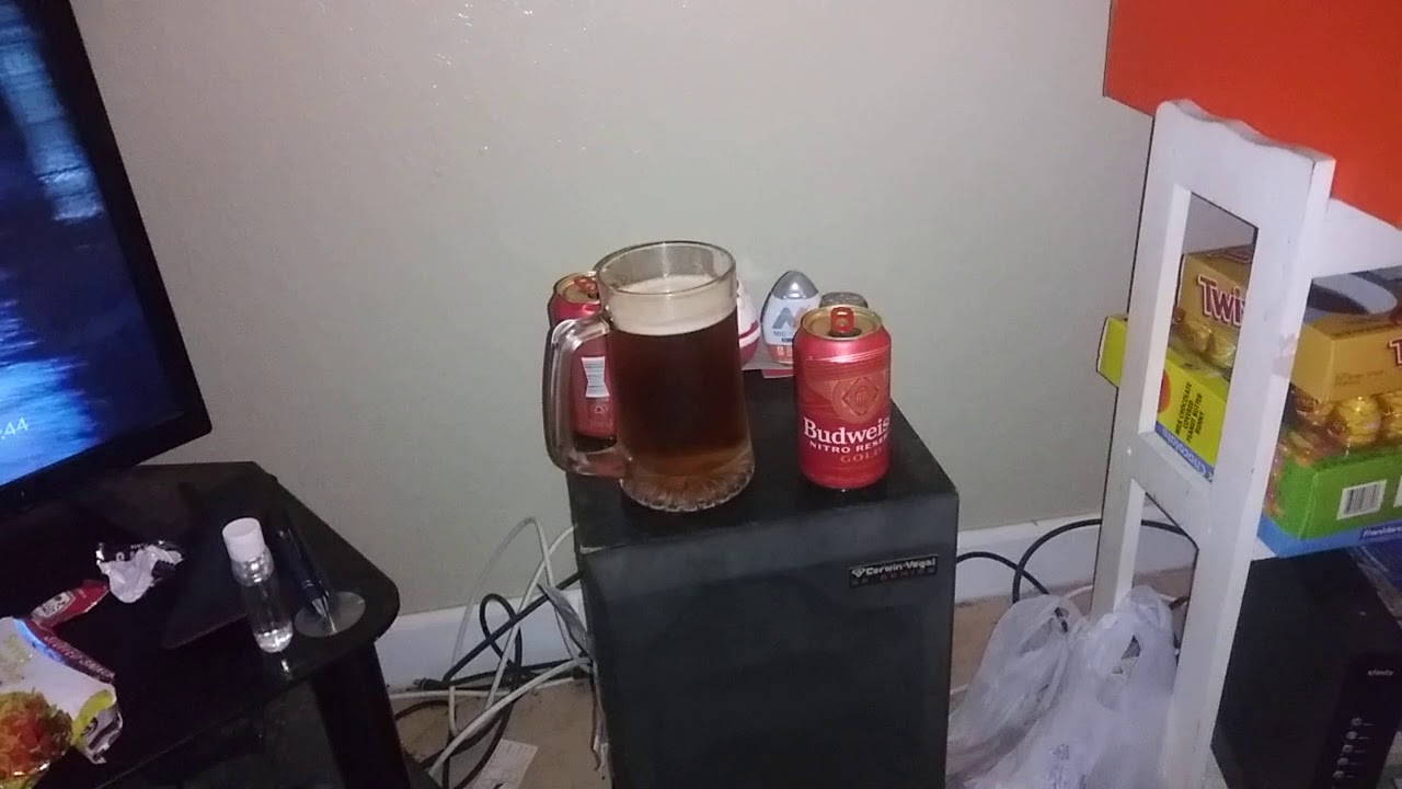 I'm drinking BUDWEISER Nitro Reserve