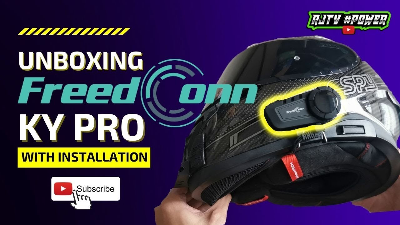 Freedconn KY-Pro Intercom | Unboxing + Installation