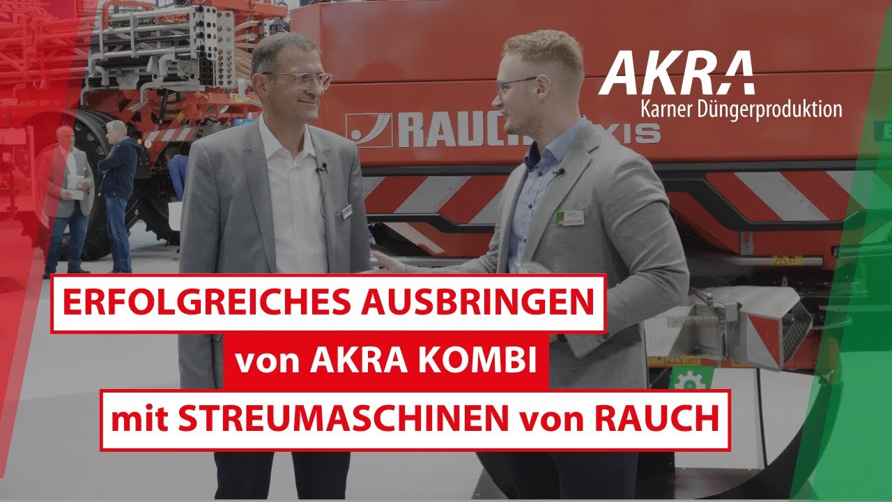 AKRA Kombi erfolgreich ausbringen | Interview mit Volker Rathmer von RAUCH Landmaschinenfabrik