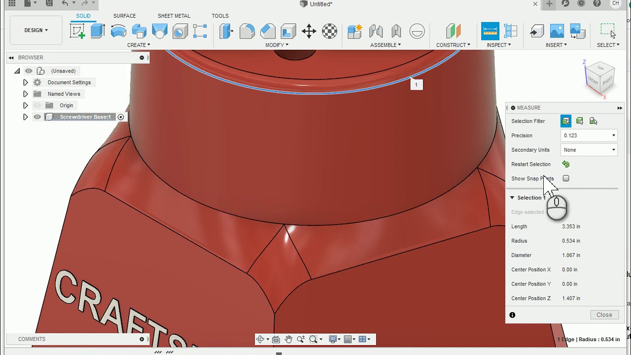 Activity 1.3.4 Using the Measure Tool