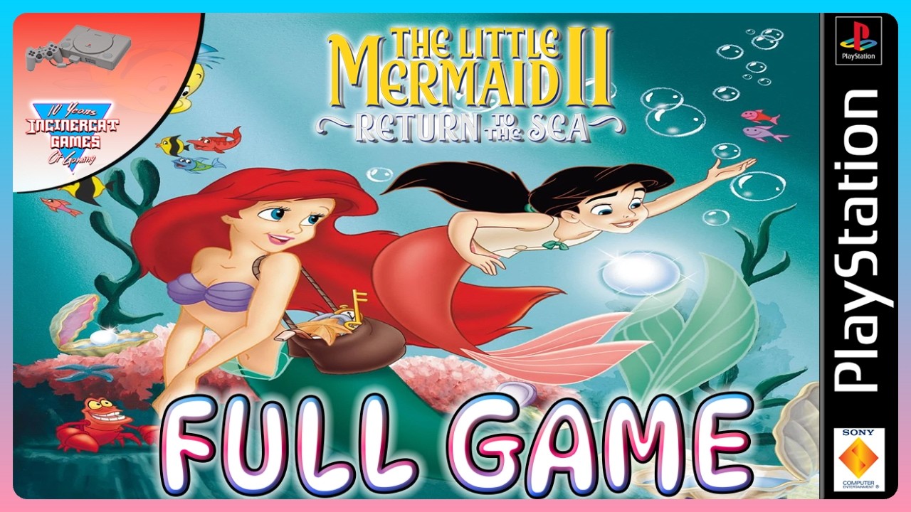 Disney's The Little Mermaid II Full Game Longplay (PS1) (NEW)