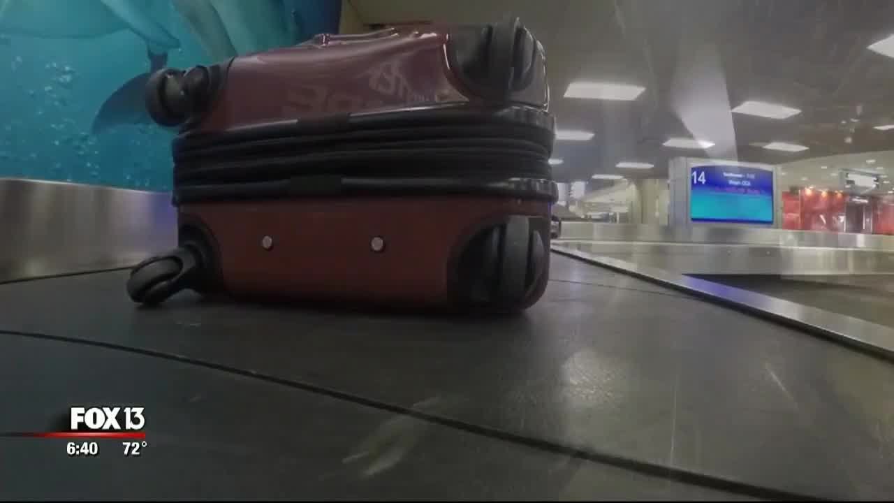 Your bag's winding journey through Tampa International Airport