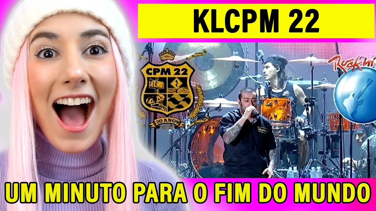 CPM 22 - Um Minuto Para o Fim do Mundo (Ao Vivo no Rock in Rio) SINGER MUSICIAN First Time REACTION
