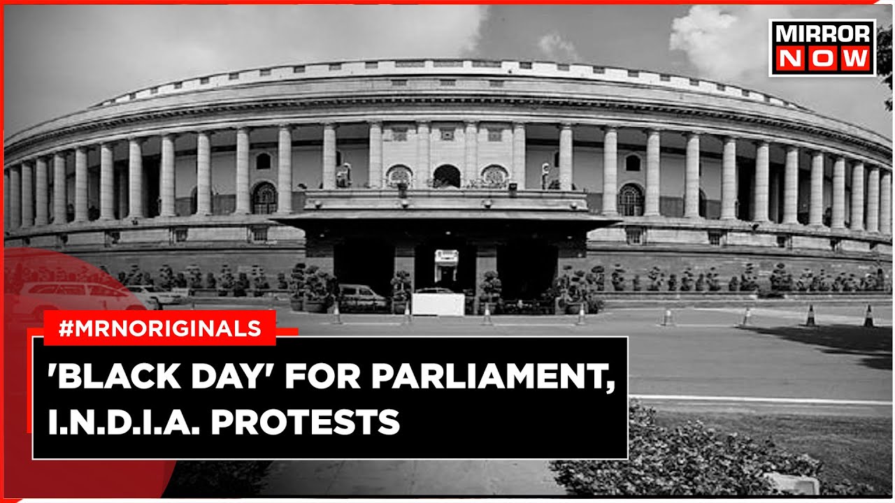 Opposition Protests Outside Parliament | 'INDIA' MPs Wear Black Clothes | Manipur Violence | Latest