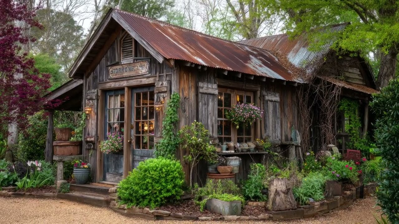 Transform the Countryside Home with Rustic Farmhouse Garden Ideas and Vintage Charm