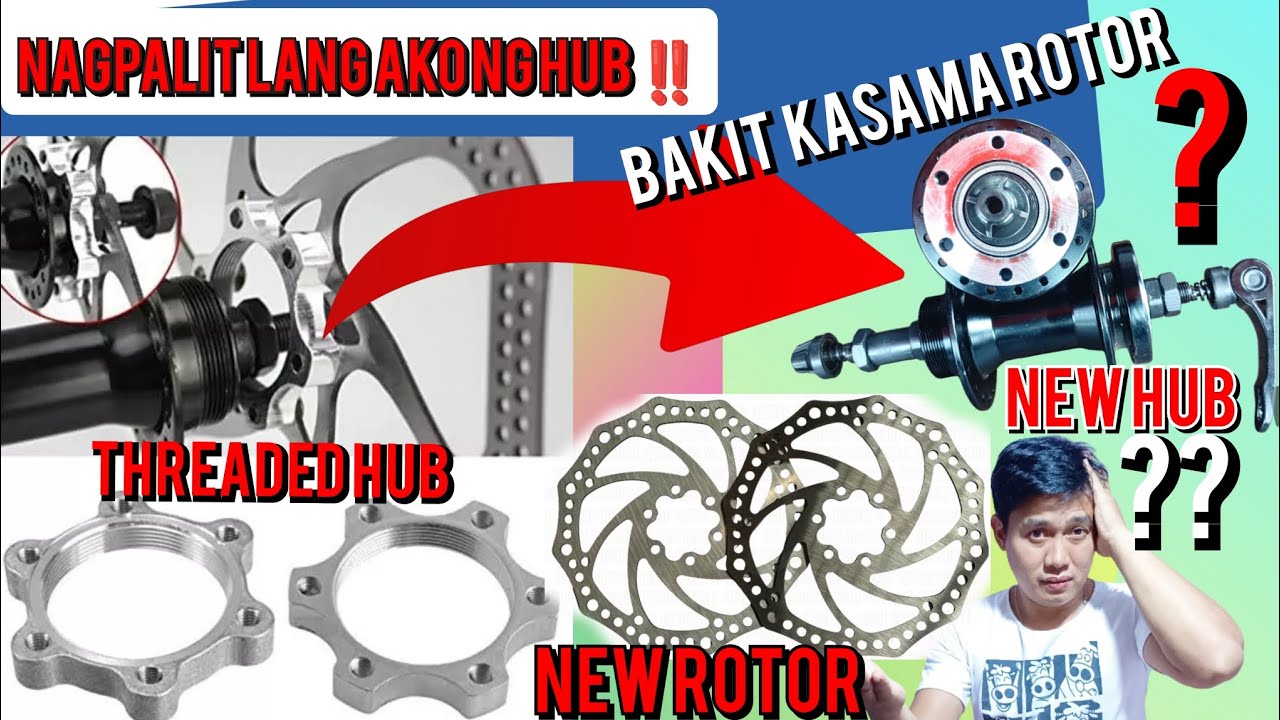 Bakit kilangan MAGPALIT ng ROTOR (DISC) Kapag threaded hub o stock hub??