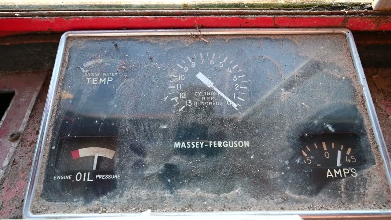Massey Ferguson 300 part 3 Service and running engine. Sweet sounding slant 6