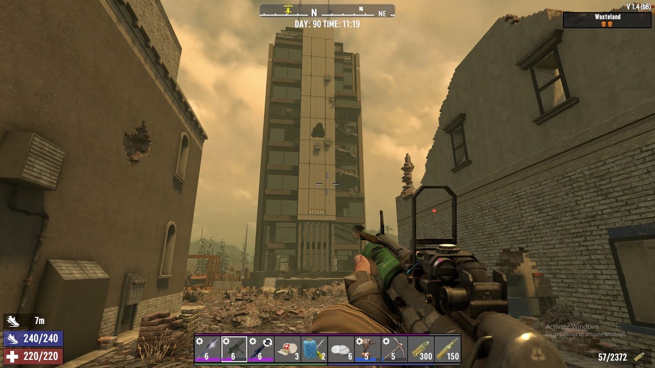 7 days to die, demolishing a tower. No jet fuel was harmed in the making of this video.
