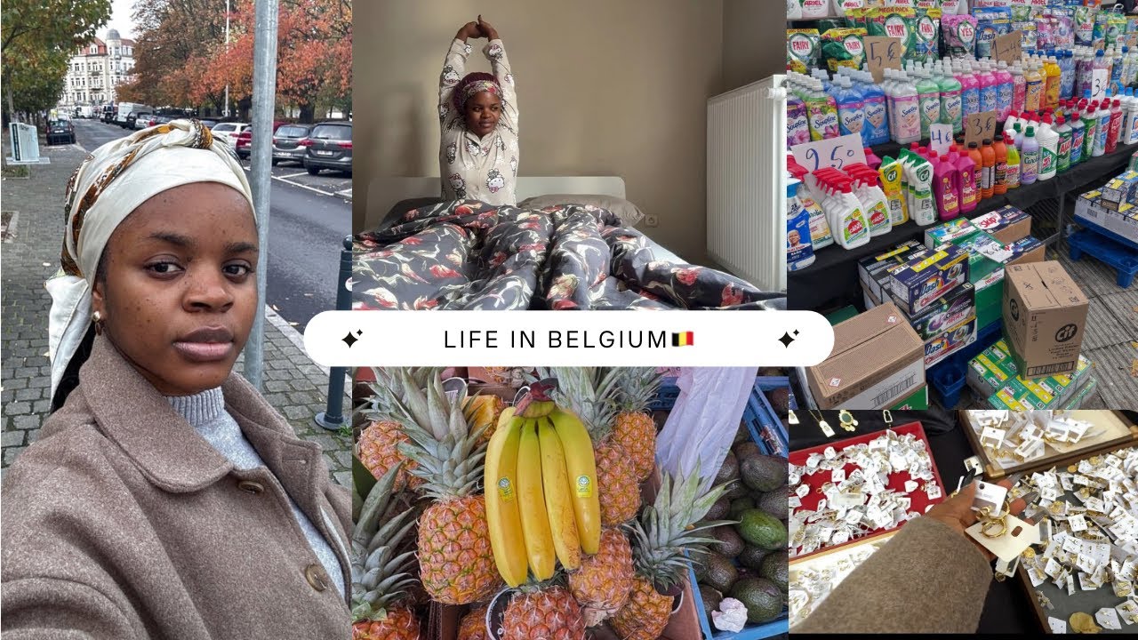 Living Alone in Belgium 🇧🇪 | A Day in My Life | Grocery 🛒 & Morning Routine ☀️