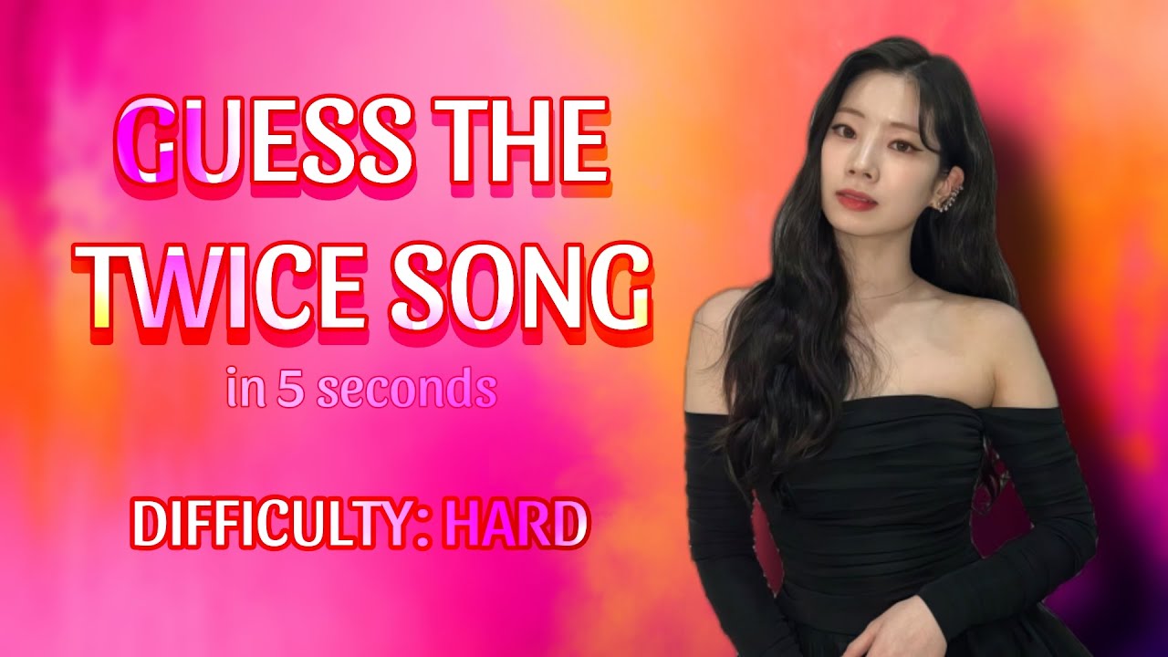 GUESS THE TWICE SONG in 5 seconds (2023)