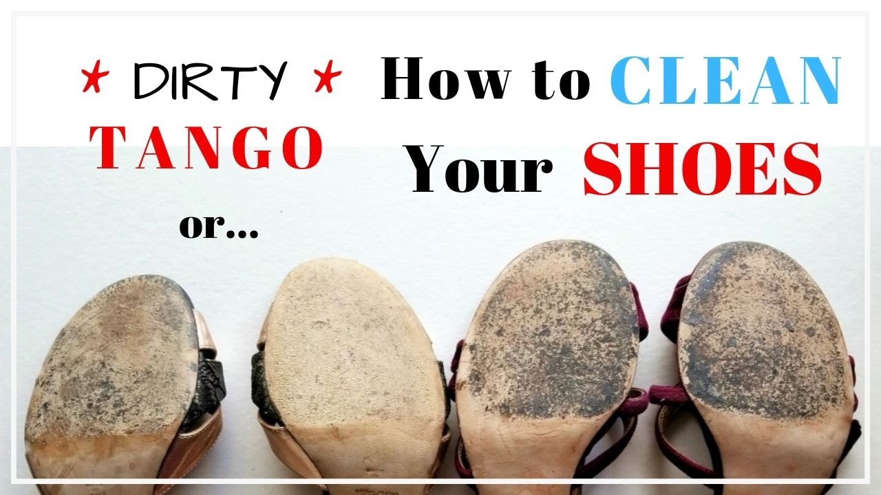 How to CLEAN your DANCE SHOES (Как Чистить Танцевальные Туфли)