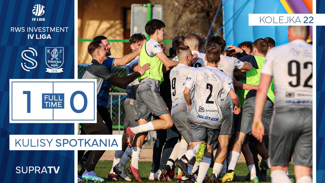 Kulisy spotkania - Supra Kwidzyn - Wierzyca Pelplin - 1:0(0:0)