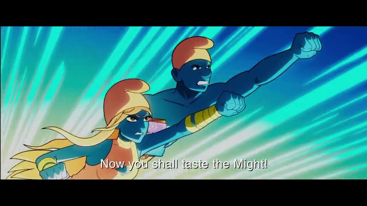 Smurfs 2025 Anime Version Smurfette No Name Smurf vs Razamel