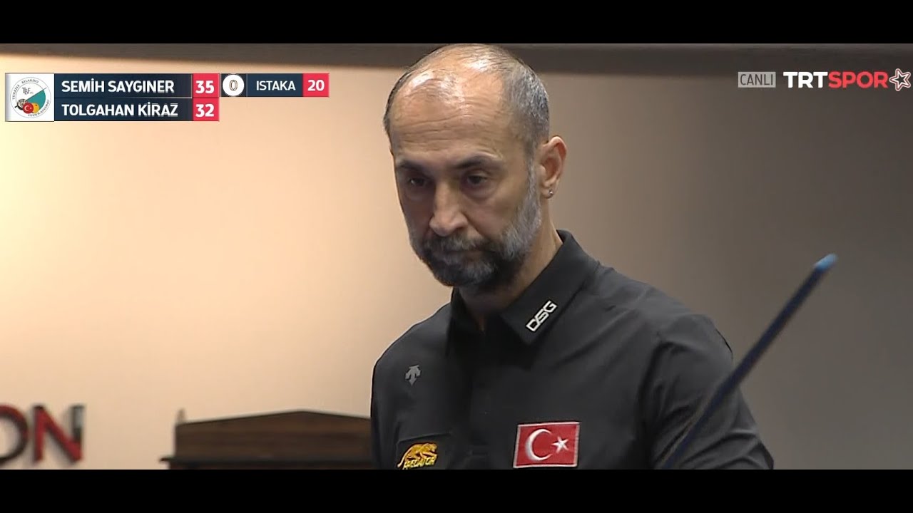 Semih Saygıner - Tolgahan Kiraz | Türkiye 3 Cushion Billiard Championship 2022 Final Stage Semifinal
