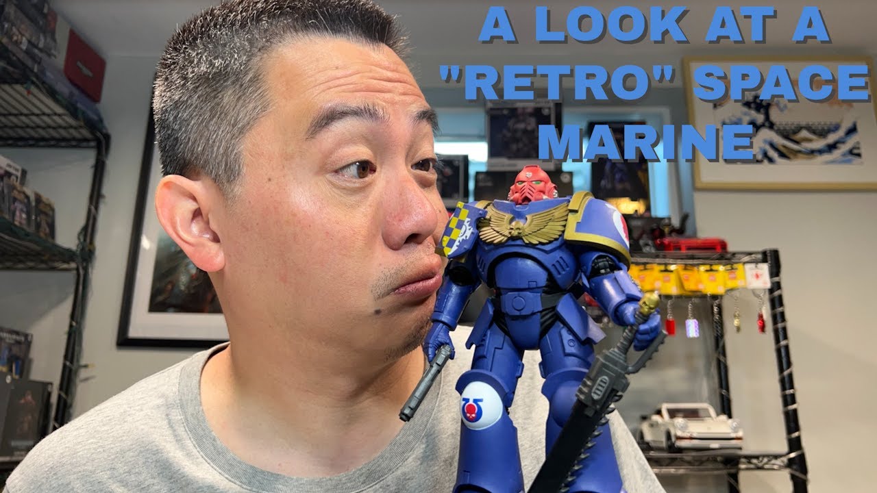 Review of McFarlane x Warhammer 40K Primaris Space Marine Ultramarines Intercessor Sergeant