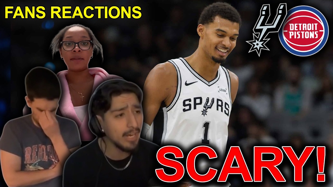 NBA fans reaction to Spurs beating the Pistons 😱