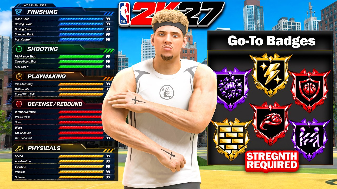 Сила РЕШАЕТ в NBA 2K27! (ЛУЧШИМ БИЛДАМ ЦЕНТРОВ НЕОБХОДИМА СИЛА)