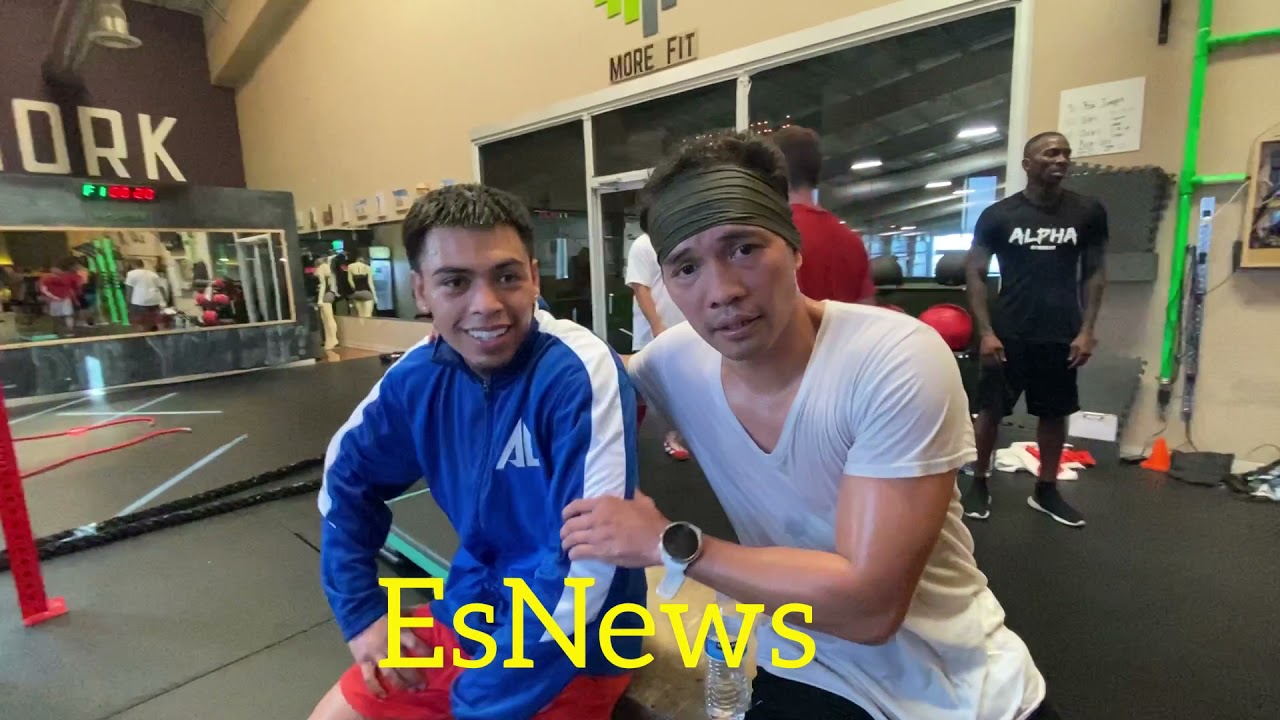 Nonito Donaire going all out in camp with coach Rachel Donaire