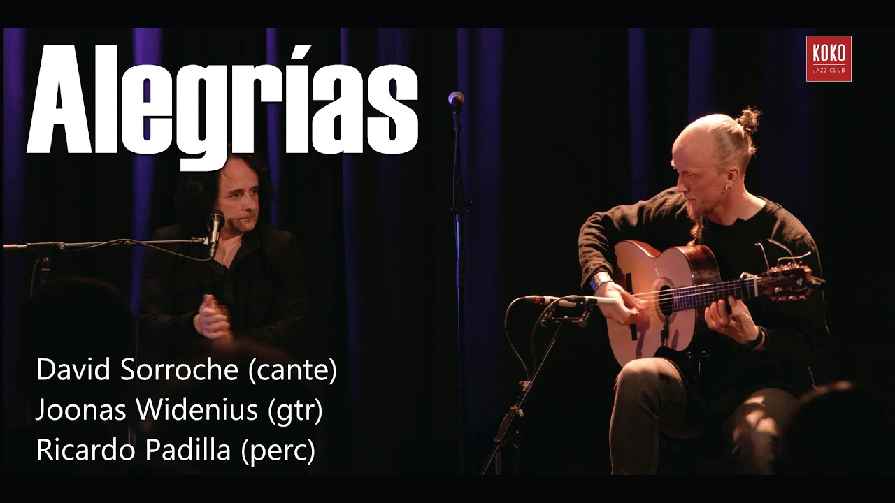 Alegrías - David Sorroche (cante), Joonas Widenius (gtr), Ricardo Padilla (perc) - KoKo Jazz Club