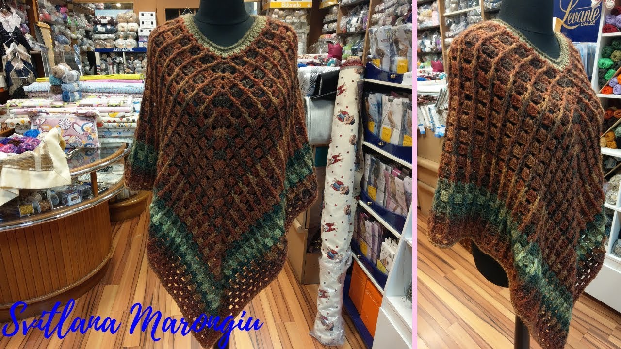 Tutorial Uncinetto : Poncho 