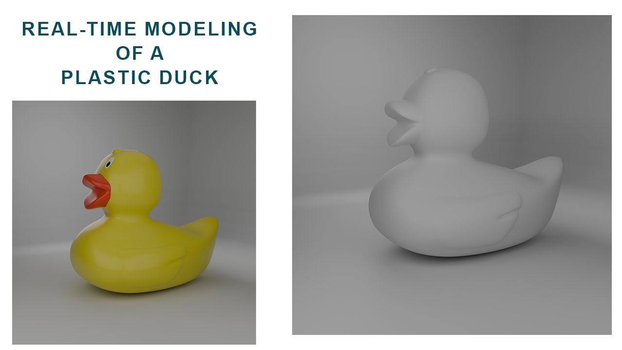 Full Real-Time 3D Rubber Duck in Blender – Step by Step