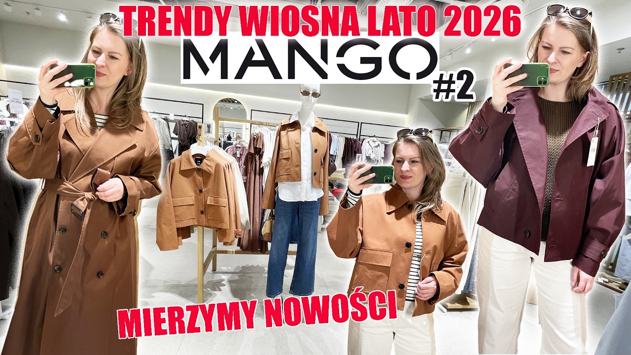 TRUDNO SIĘ OPRZEĆ 🙈 PRZEGLĄDAMY I MIERZYMY NOWOŚCI MANGO WIOSNA 2026 cz.2