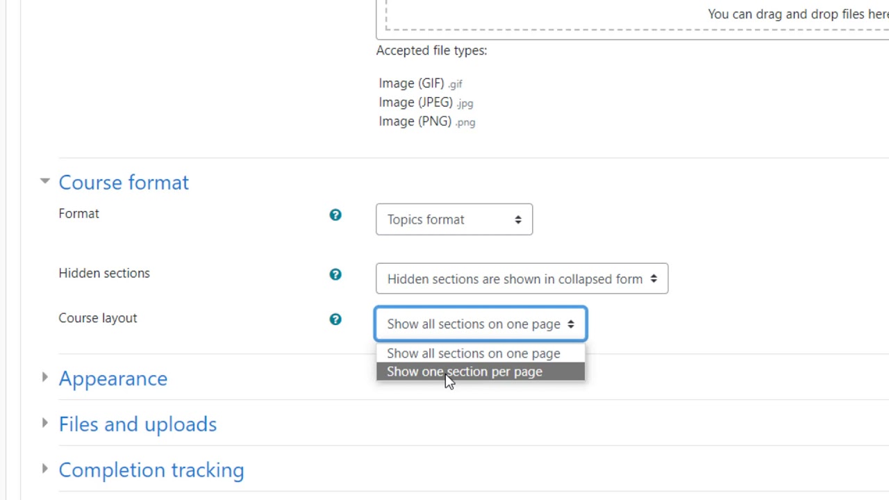 A simple way to make your Moodle course look good