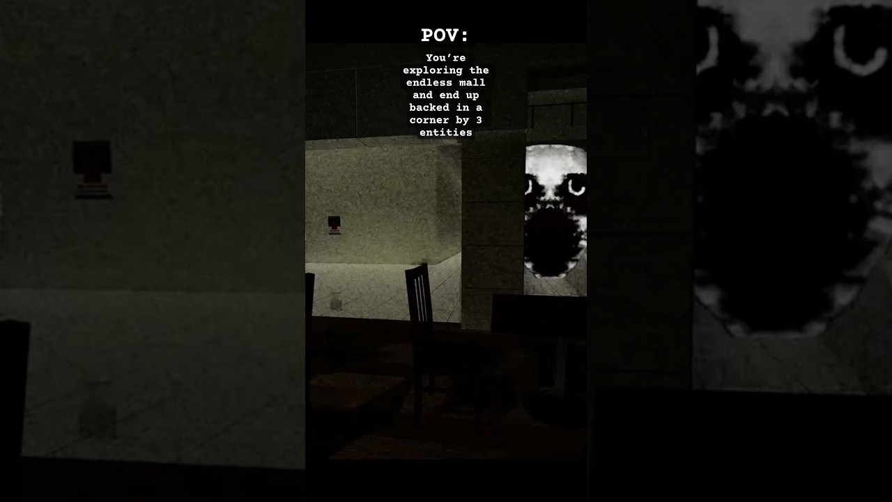 What Will You Do? - Mall game mechincs #robloxdoors with #nextbot like entities. #backrooms #liminal
