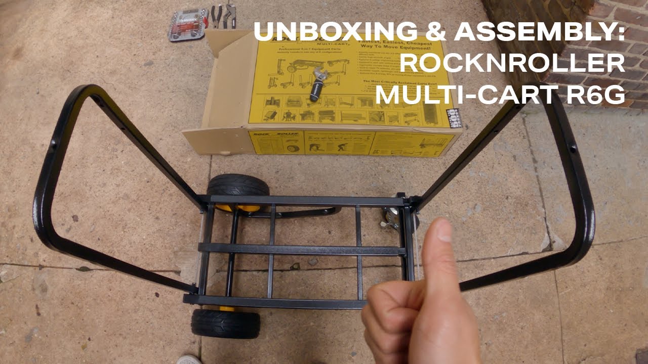UNBOXING & ASSEMBLY: ROCKNROLLER R6G (BEST EQUIPMENT CART FOR CREATORS)