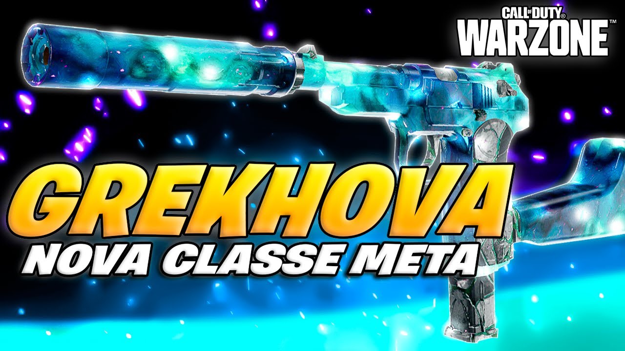 A 🚨NOVA CLASSE META🚨 DA PISTOLA MAIS FORTE DO WARZONE!! | GREKHOVA WARZONE