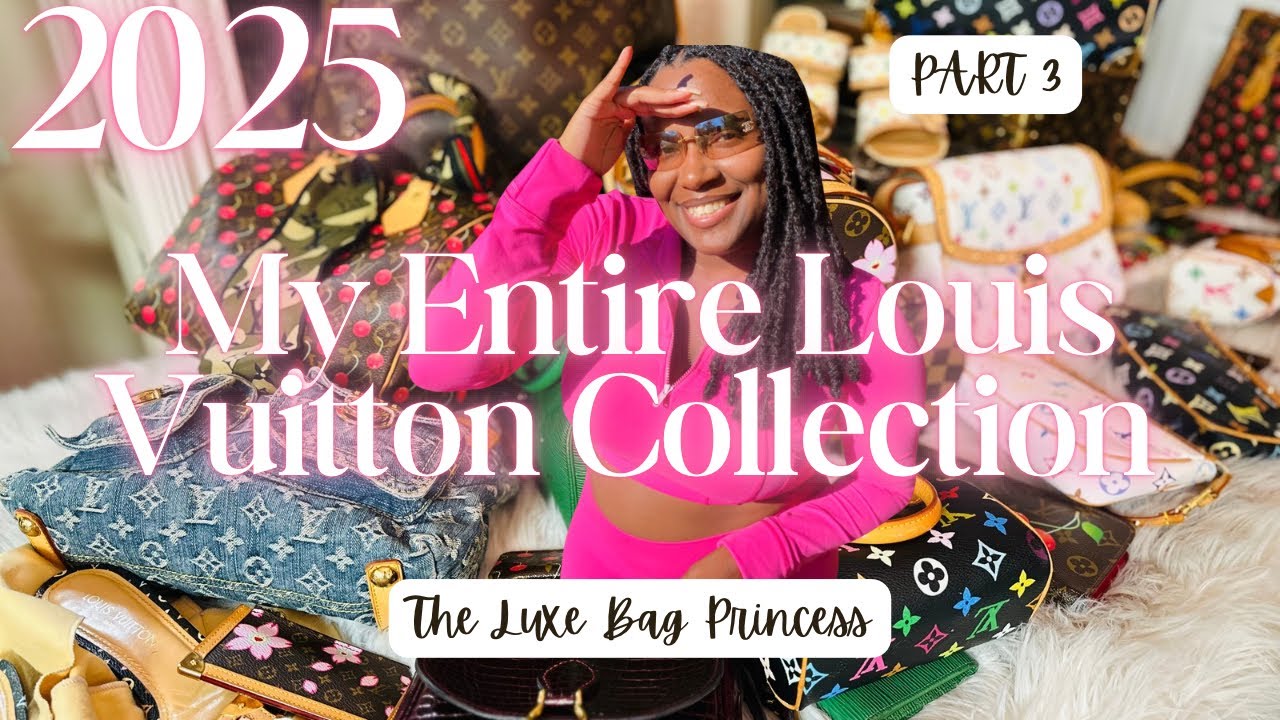 Часть 3: Вся моя коллекция Louis Vuitton, насчитывающая более 100 вещей, 2025 год.
