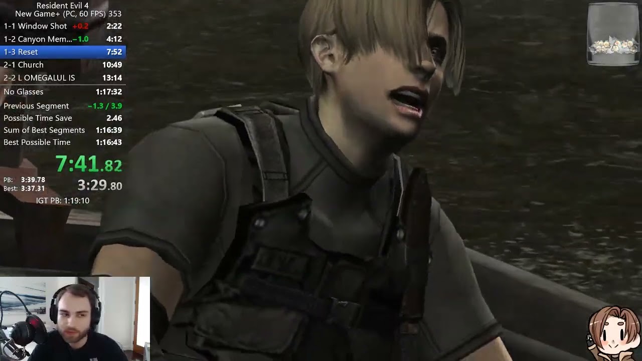 Resident Evil 4 (2005) NG+ Speedrun in 1:16:57
