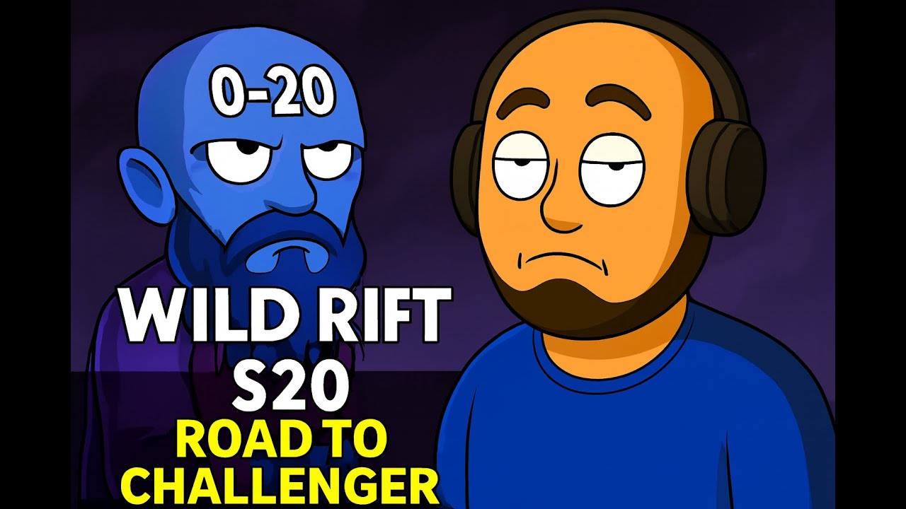 Wild rift S20 - road to Challenger - The inting Ryze who said would carry the game won it for us #2