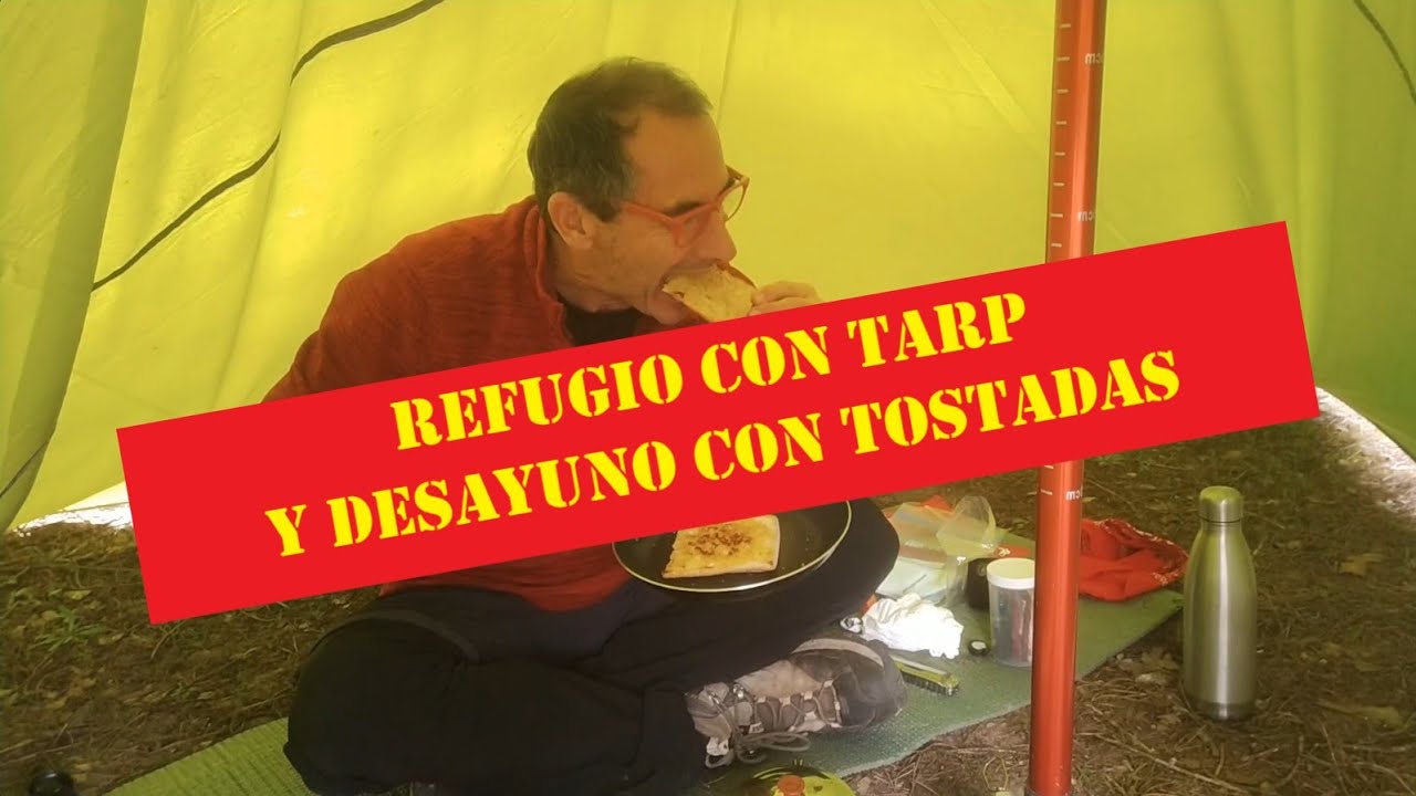 REFUGIO CON TARP 3X3 CERRADO Y ABIERTO