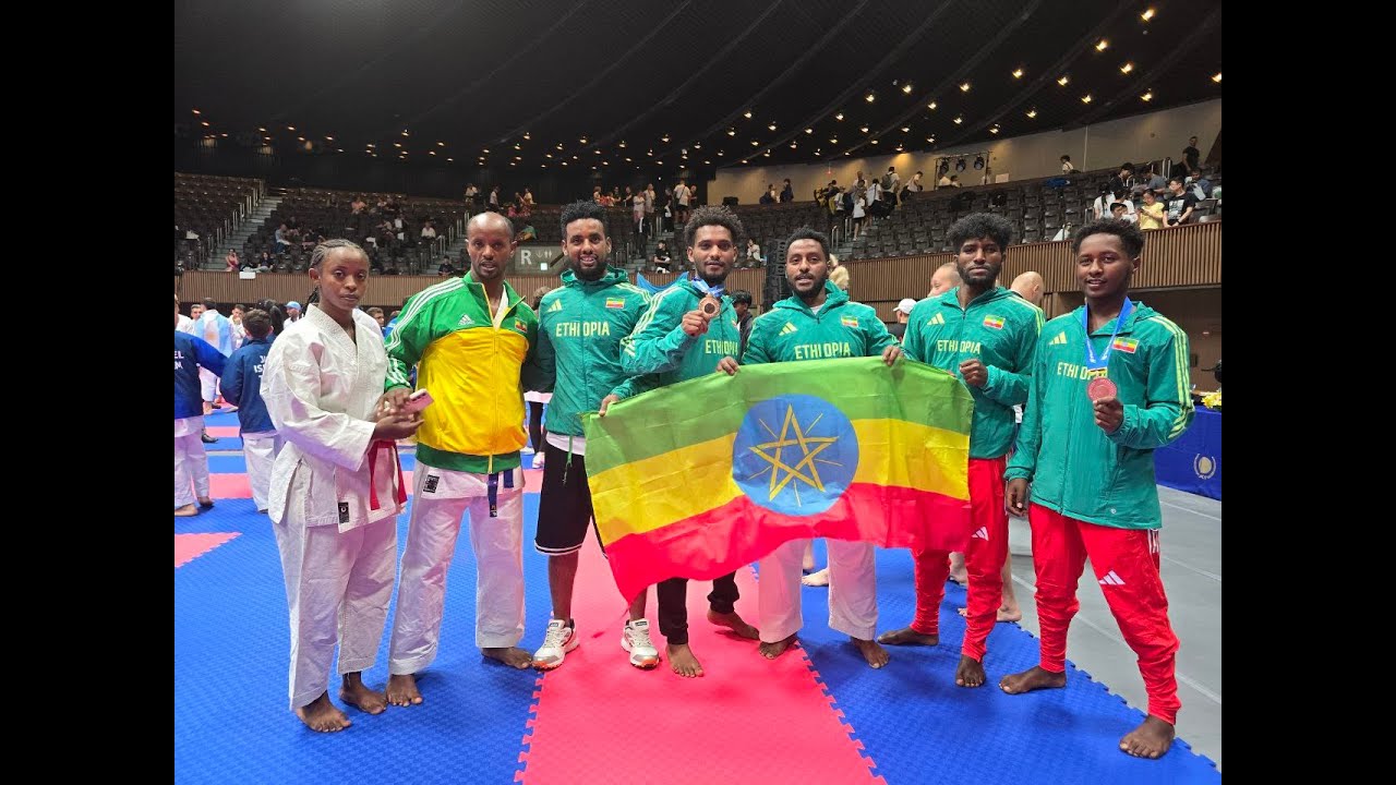  ብሄራዊ ቡድን በጃፓን JKS ETHIOPIA KARATE