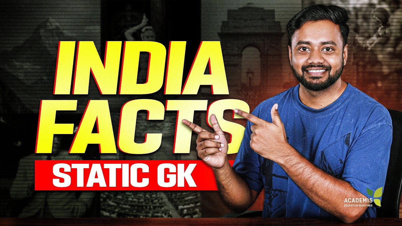 RRB NTPC Static GK Class - INDIA FACTS