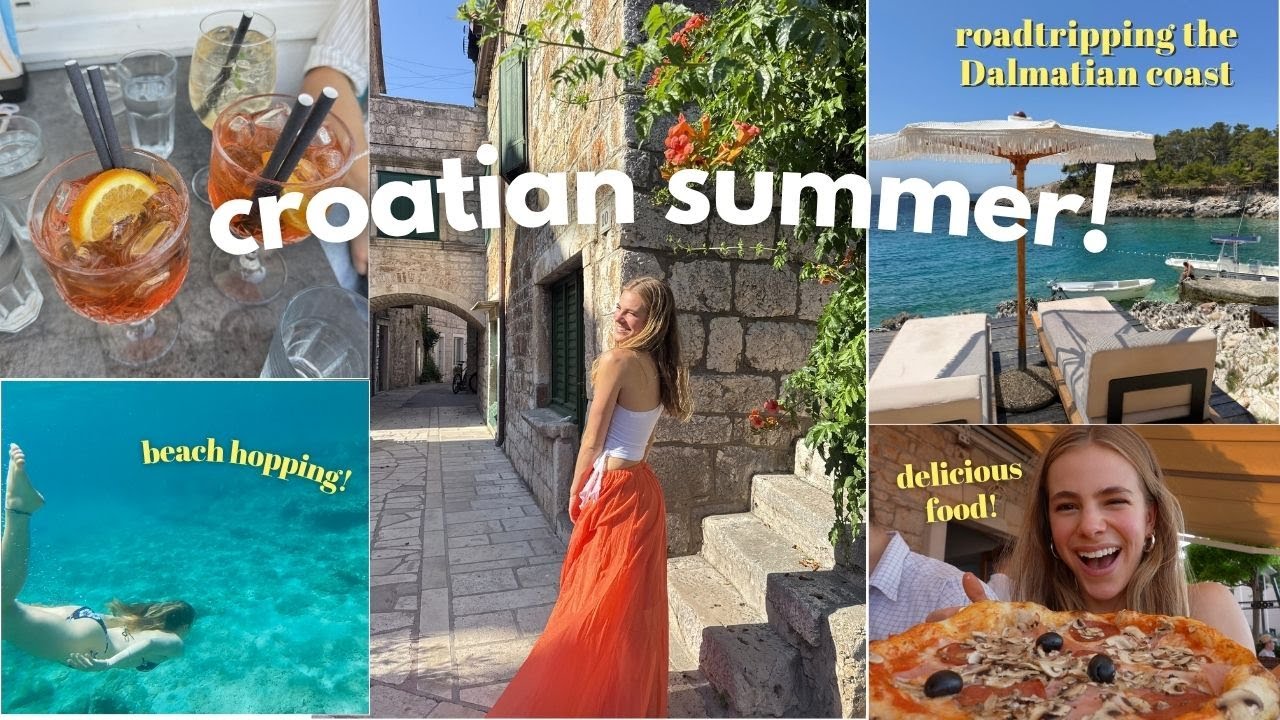 A WEEK IN CROATIA- road trip the Dalmatian Coast, beach hopping & exploring Split!