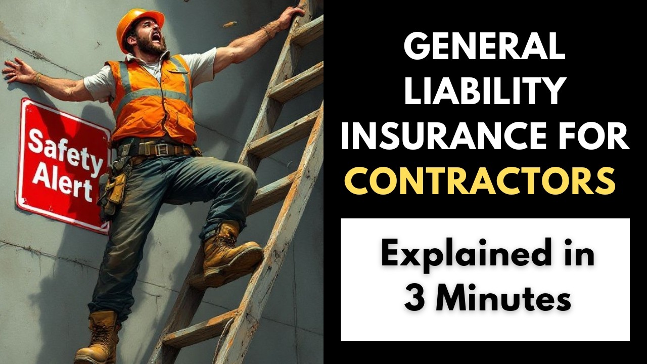 General Liability Insurance for Contractors Explained in 3 Minutes
