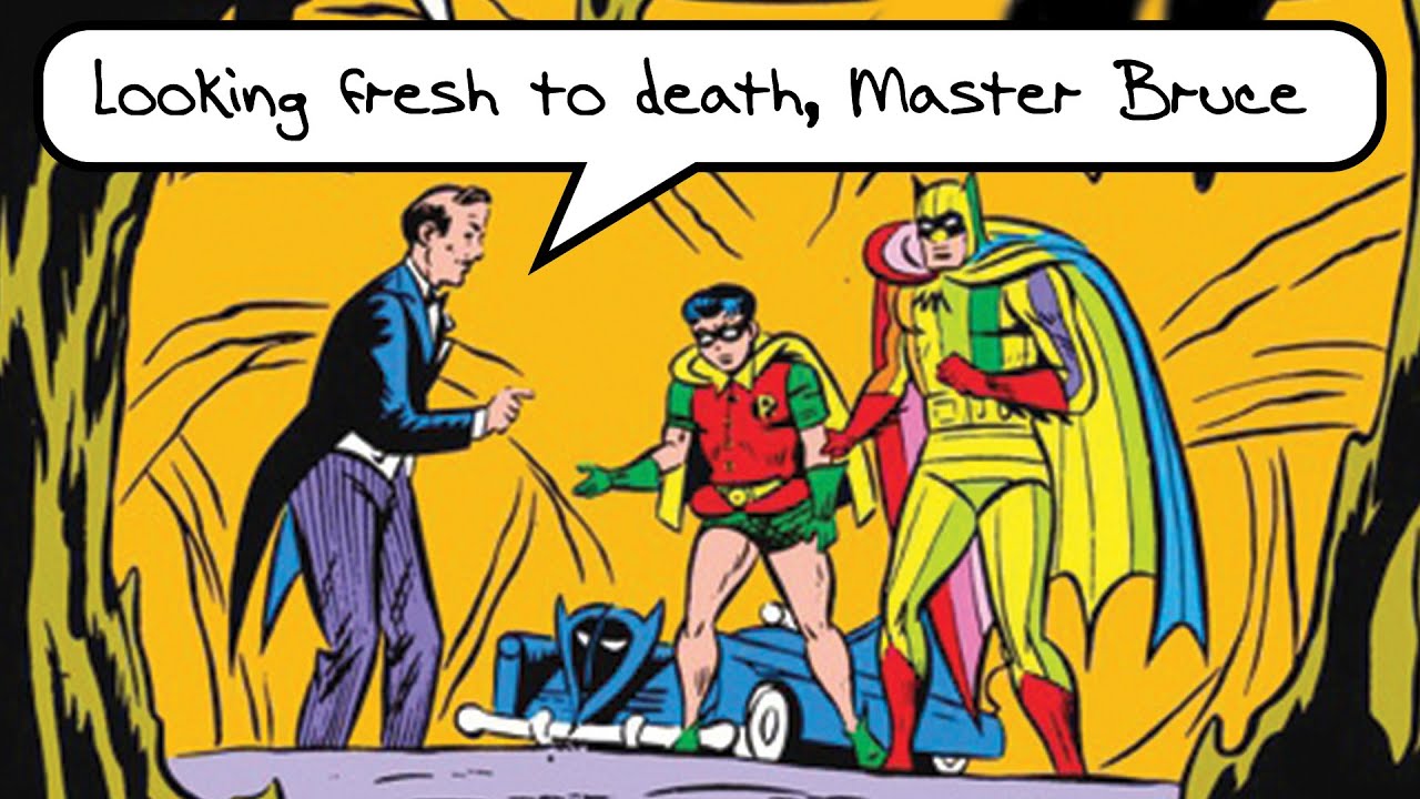 The ridiculous tale of Batman's rainbow costumes