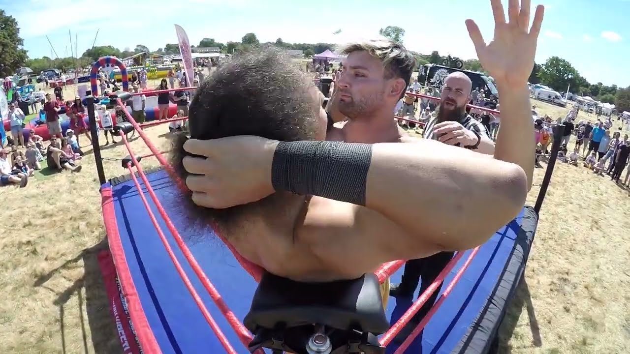 KM Lane vs. Kylo Reece - 07/08/2022 - WrestleForce @ Cambridge Country Show Day 2 - Stow Cum Quy