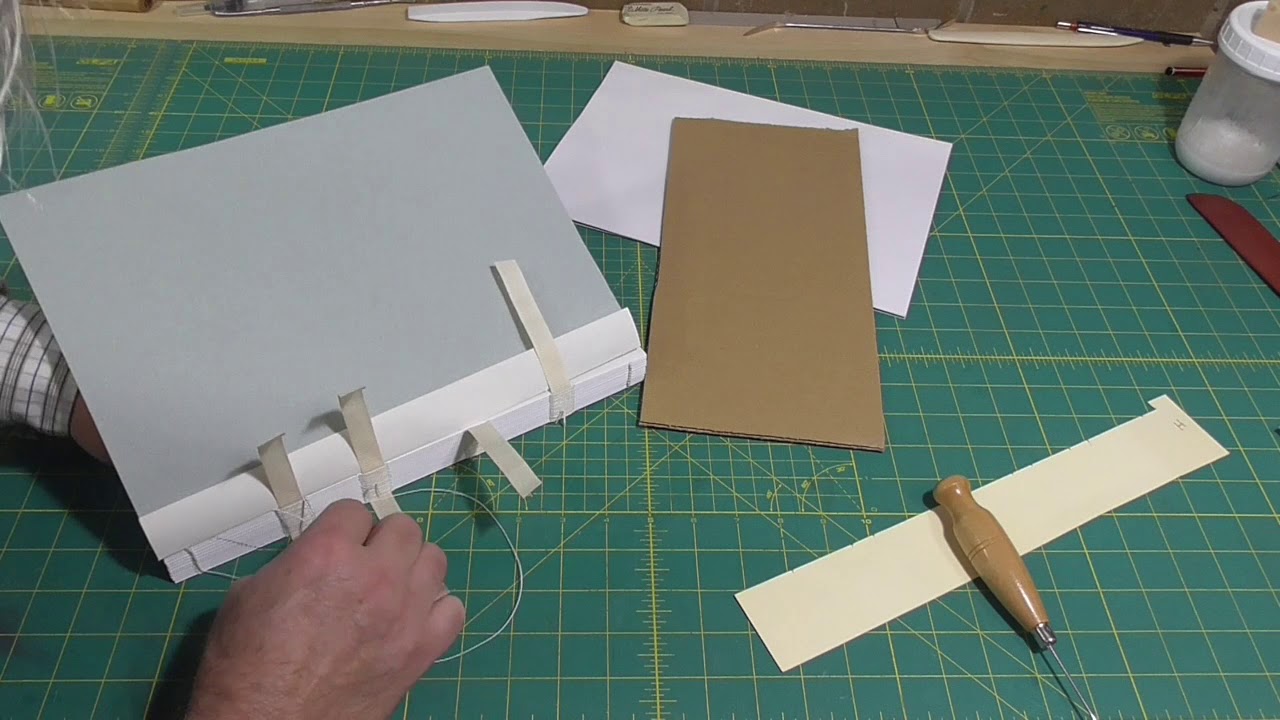 Hidden Cloth Jointed Endpapers // Adventures in Bookbinding