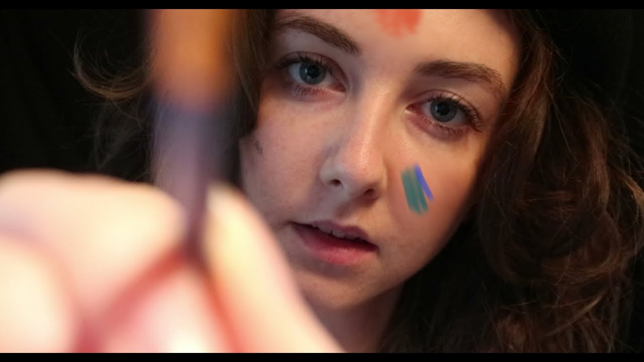 Human Canvas (ASMR) (Brush Sounds, Whispering, Personal Attention)