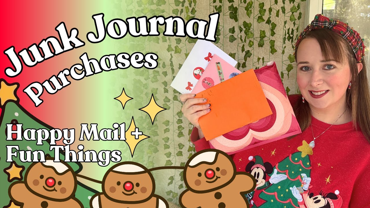 New Junk Journaling Finds + Happy Mail 🎄🎅🏻