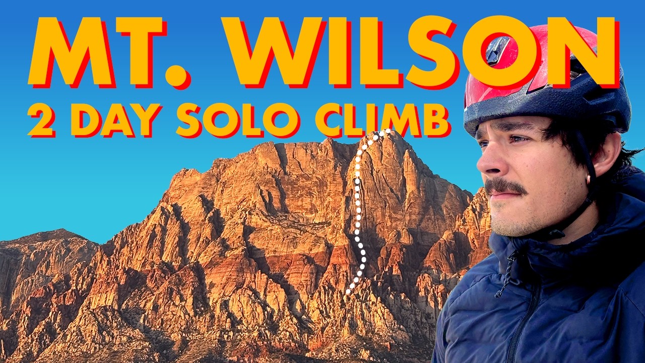 Solo Climbing the Tallest Mountain in Red Rocks NV