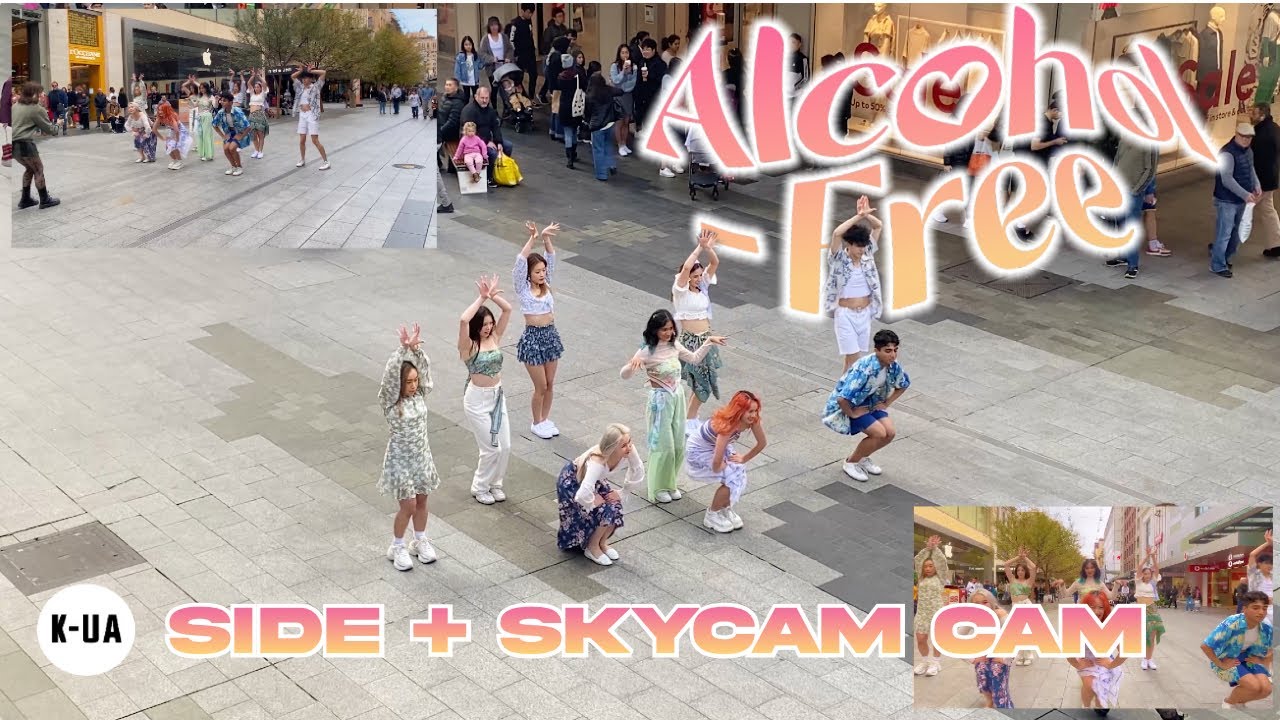 [KPOP IN PUBLIC AUSTRALIA]TWICE(트와이스) - 'ALCOHOL-FREE' | SIDE + SKYCAM | DANCE COVER