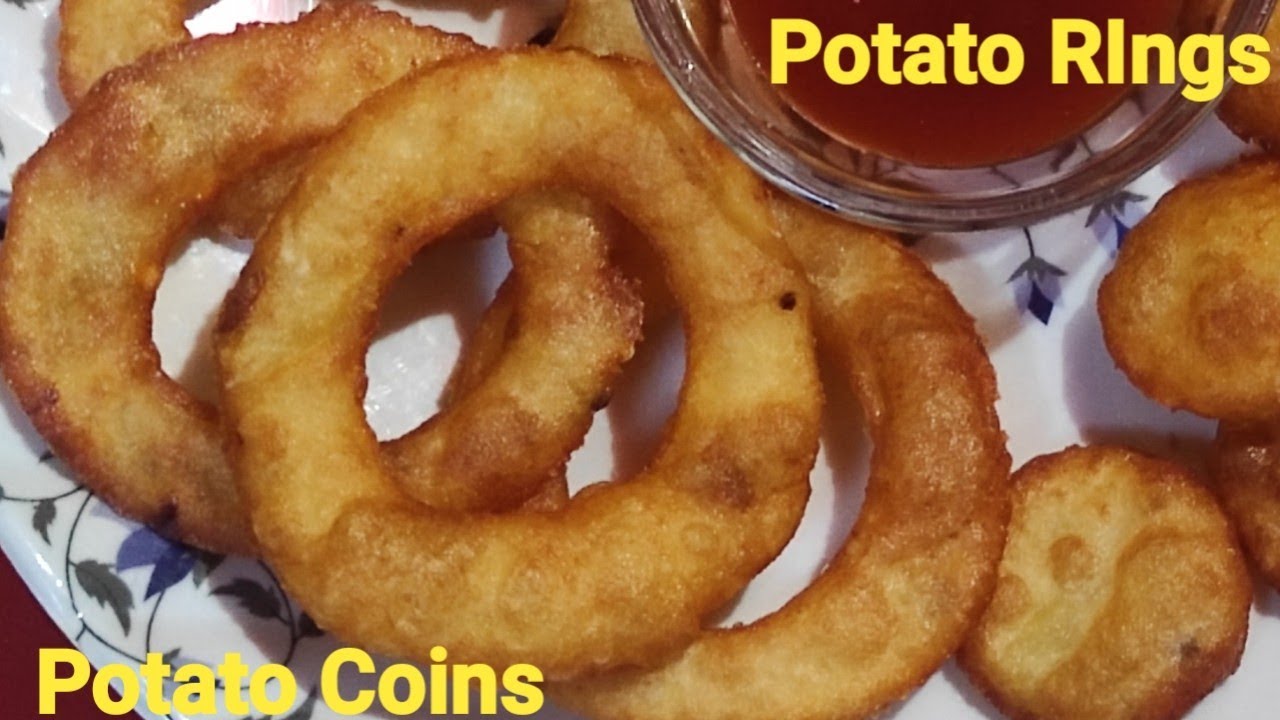 Potato Rings/Potato Coins/Potato Snacks/Easy Potato Snacks Recipe/Kids Recipe/Tiffin Recipe