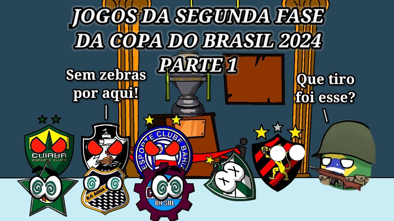 Jogos da Segunda Fase da Copa do Brasil 2024 - Parte 1