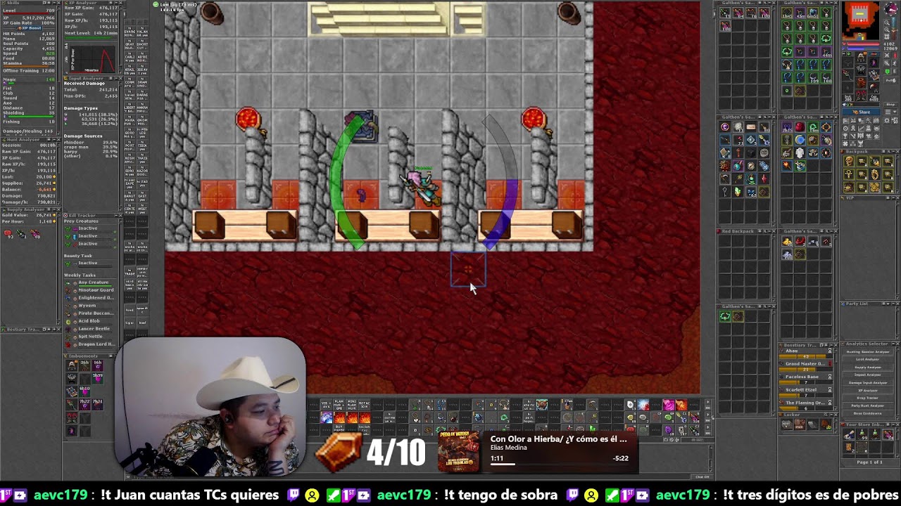 🔴EN VIVO: SORCERER NOVATO POV | #tibia #hunt #RP