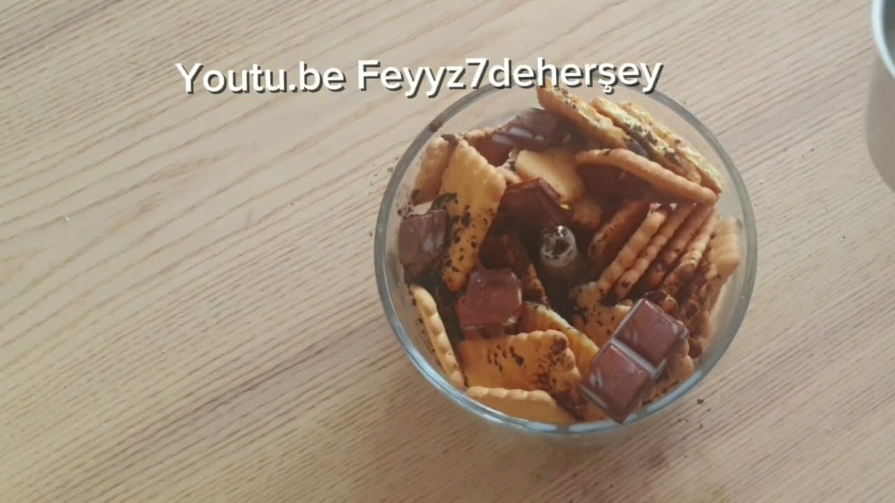🧁Bisküvili puding 1DAKikada Çok kolay   tarif 