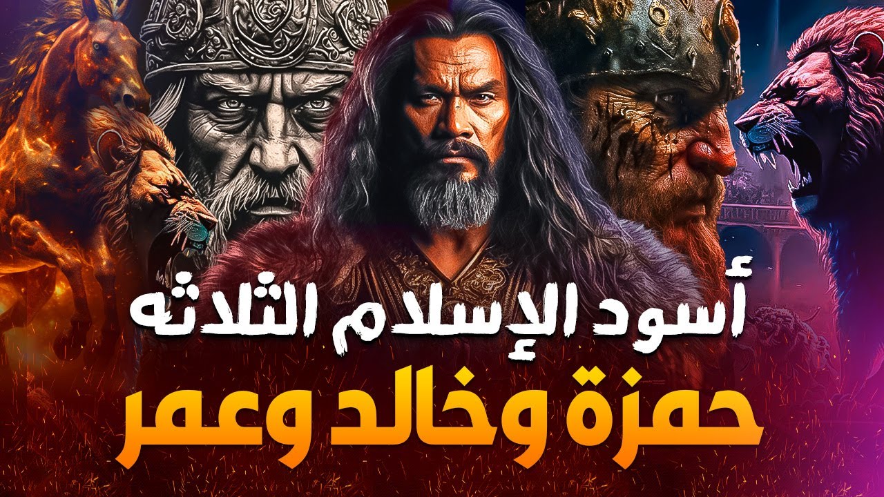 اسود الاسلام الثلاثه - هل اكلت هند بنت عتبه من كبد حمزه ؟ ولماذا عزل الفاروق خالد بن الوليد ؟